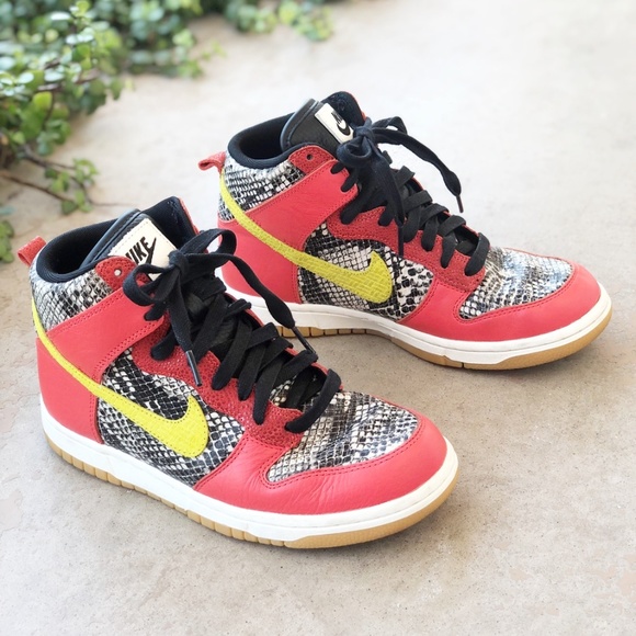 Nike Shoes - Nike Dunk High LX Max Python Retro Hi Top Sneakers